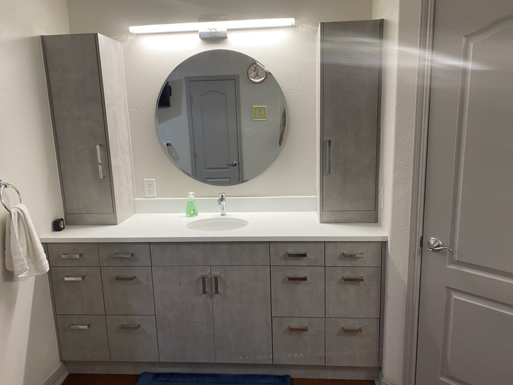 bathroom remodeling flat panel cabinets