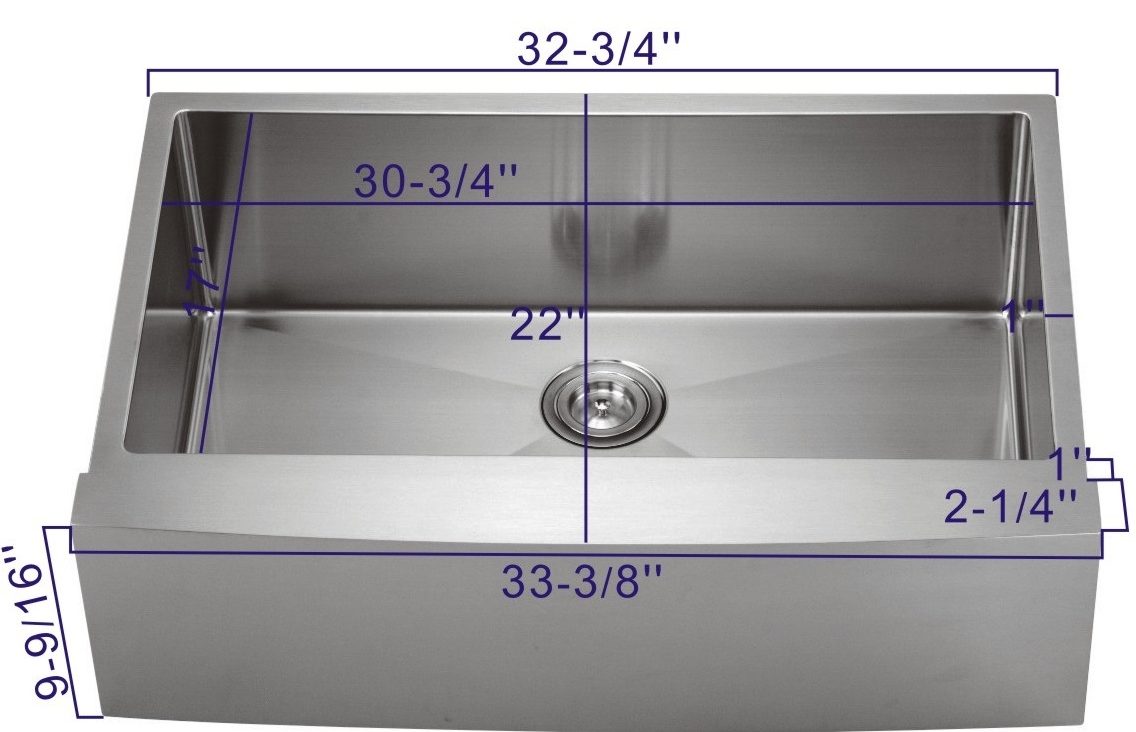 san antonio farmer sink steel