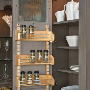 Adjustable Door Mount Spice Rack