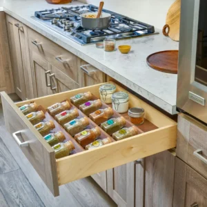 Wood Spice Drawer Insert