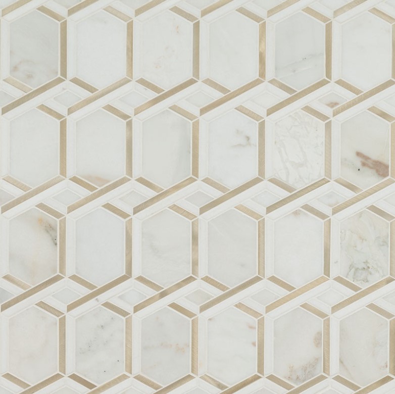 golden mosaic tile in San Antonio, TX for kitchen and bathroom remodeling