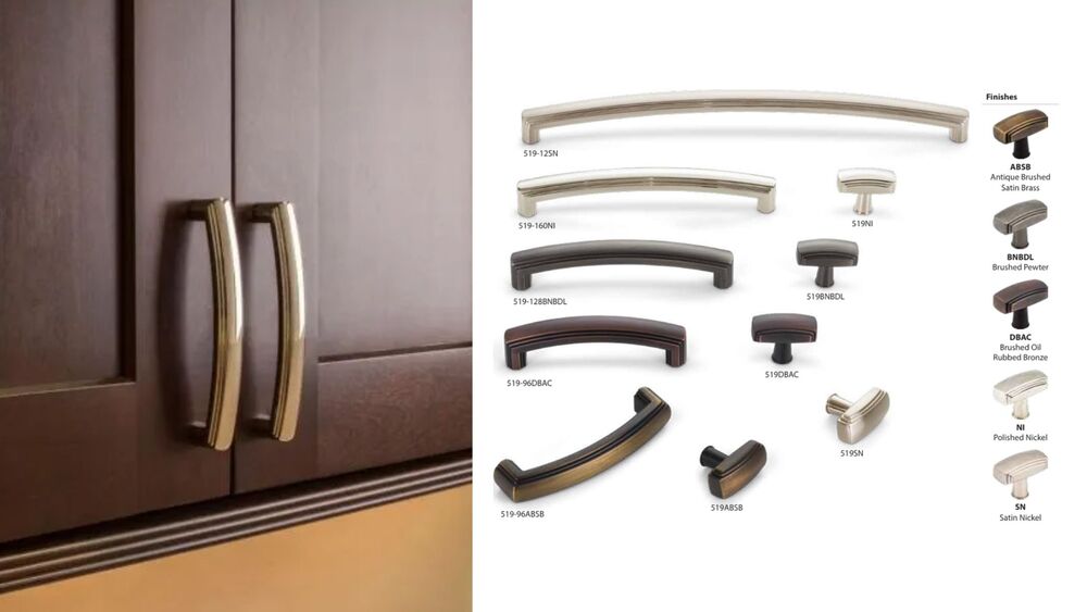 cabinet handles and hardware for kitchen and bathroom remodeling projects in San Antonio, TX