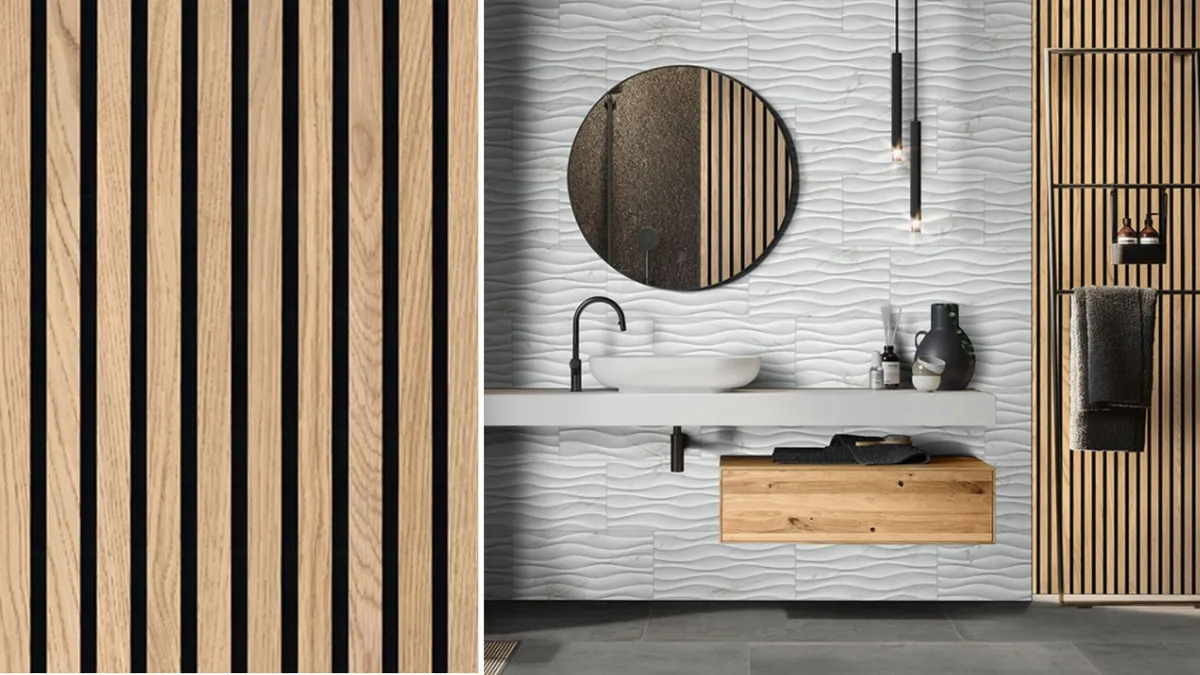 san antonio wood slat tile pieces wall covering