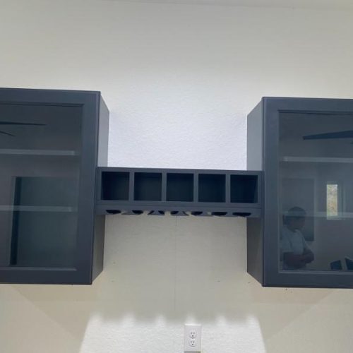 san antonio custom wine bar area cabinets