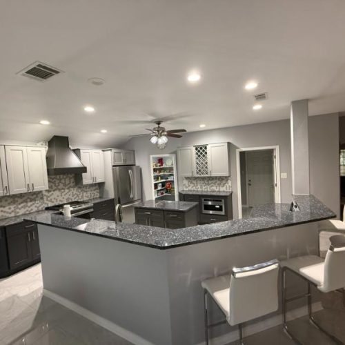 Cute Gray Kitchen | New Generation Kitchen & Bath | San Antonio, TX