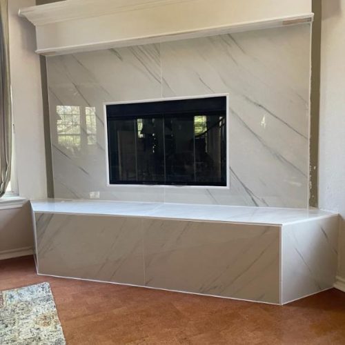 san antonio fireplace remodeling project